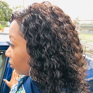 Lace Front Water Wave Virgin Hair Wigs